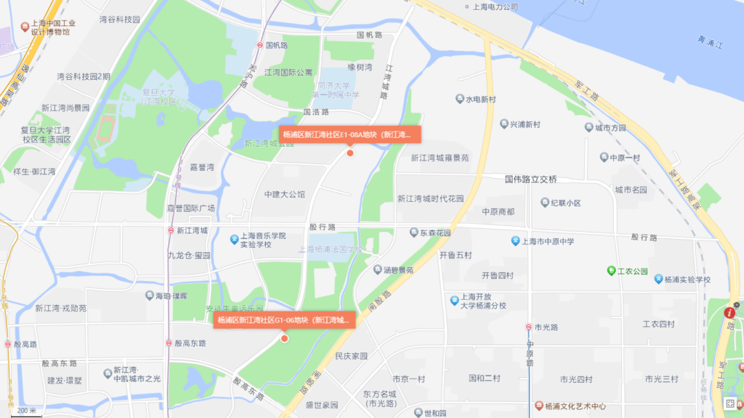 123.5億！上海市楊浦區擬協議出讓2宗低密優質宅地